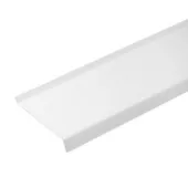 Отлив пластиковый белый, 140x6000мм, PLAST OTKOS 140