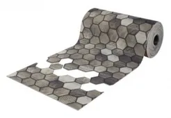 Коврик-дорожка DIGITAL PRINT (15) "Мозайка" серо-оливковый 0,8x15 м,SHAHINTEX