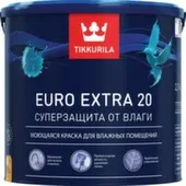 Краска для влажных помещений EURO EXTRA 20 A п/мат 0,9л