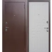 Дверь металлическая 6,0см Гарда (медь) Белый ясень Феррони Левое 960