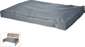 Подушка для поддона, 120x80x12 см, темно-серый, Koopman