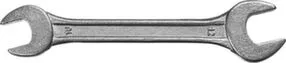 Ключ гаечный рожковый, оцинкованный, 10x12 мм, Сибин