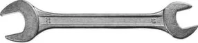 Ключ гаечный рожковый, оцинкованный, 19x22 мм, Сибин