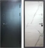 Дверь металлическая Grey 1101 Термо, Мрамор белый, 850x2050 мм, правая, Strong