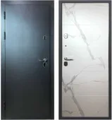 Дверь металлическая Grey 1101 Термо, Мрамор белый, 850x2050 мм, левая, Strong