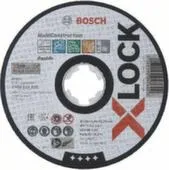 Круг отрезной универсальный для УШМ X-LOCK Ø125x1,6 мм, Bosch