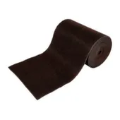 Коврик-дорожка ТРАВКА на противоскользящей основе темно-коричневый 0,9x15 м VORTEX