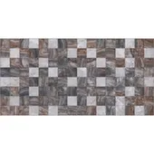 Вставка Барбадос мозаика серый 30x60 см,Нефрит Керамика