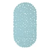 Коврик для ванны Морская галька, дымчато-голубой, 36x69 см, Vilina