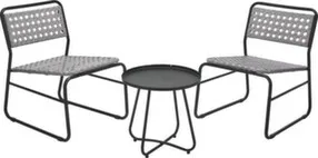 Мебель метал - набор: стол 45x45см (1шт), стул 55,5x64x74,5см (2шт), Koopman