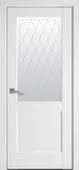 Дверь межкомнатная Маэстра Эпика Новый стиль 600 Белый матовый Остекленное