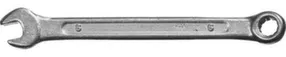 Ключ гаечный комбинированный, оцинкованный, 6 мм, Сибин
