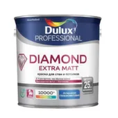 Краска акриловая для стен и потолков Dulux Diamond Extra Matt глубокоматовая BC 2,25л