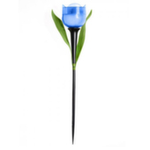 Светильник 454 "Синий тюльпан" (садовый на солнечн. батареях)