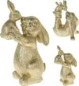 Статуэтка Кролик с крольчонком, 13,8x10x22,5 см, в ассортименте, Koopman