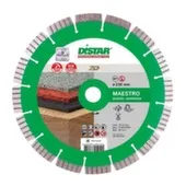 Алмазный диск для УШМ, Ø230x22,23, Maestro (7D), Distar