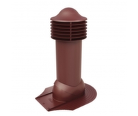 Труба вентиляционная для МЧ d-110мм утепленная коричневый, Viotto