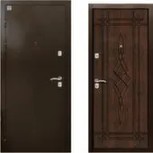 Дверь металлическая Лазурит 2 Тиковое дерево /Медь АЛМАЗ Левое 960