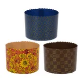 Набор бумажных форм для выпечки куличей Пасхальный 1л D11x8,5см, 3шт, дизайн в асс, Marmiton