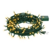 Электрогирлянда "Нить" 100 теплых LED ламп, контроллер 8 режимов, зеленый провод, 10 м, 220 v, VEGAS
