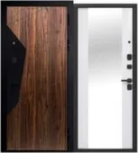 Дверь металлическая 9 см Геометрия Сатин черный Феррони Левое 960