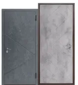 Дверь металлическая Прораб 3 Бетон графит, Прораб Правое 860
