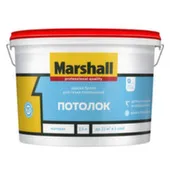 Краска водно-дисперсионная Marshall ПОТОЛОК матовая 2,5л