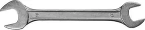 Ключ гаечный рожковый, оцинкованный,17x19 мм, Сибин
