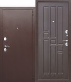 Дверь металлическая 6,0см Гарда (медь) 860мм Венге Феррони Правое