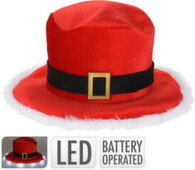 Шляпа новогодняя с подсветкой, размер 36x16 см, Koopman