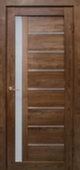 Дверь межкомнатная FORET LIGHT Вертикаль остек. Дубрава Дуб шоколадный 900