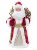 Новогодняя фигурка Дед Мороз В красной шубке (ПВХ, полиэстер) 20,5x12,5x41,5см, Magic Time