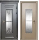 Дверь металлическая Дино Муар SAHARA NIGHT+Rall /Муар Бронза АЛМАЗ Правое 960