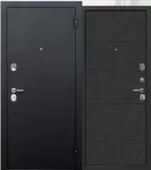 Дверь металлическая 7,5см Гарда (букле черный) Бетон графит Феррони 860 Левое
