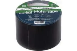 Клейкая лента универсальная Multi Tape, черная, 72 мм х 25 м, Megaflex