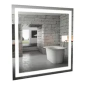 Зеркало Альфа с LED подсветкой 80 см, Аквародос