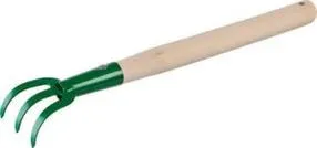 Рыхлитель с деревянной ручкой 3 зубца, Росток
