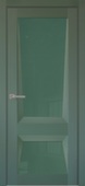 Дверь межкомнатная Перфекто 101 остекленная Убертюре Бархат зеленый 700