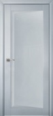 Дверь межкомнатная Перфекто 105 остекленная Убертюре Бархат светло-серый 700
