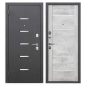 Дверь металлическая 7,5см Гарда (серебро) Бетон снежный (царга) Феррони 960 Левое