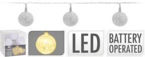 Светильник декоративный гирлянда Шары, 10 LED-ламп, Koopman