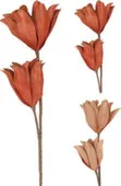 Ветка протейного растения с цветами, искусственная, высота 87 см, шампань и оранжевый, Koopman