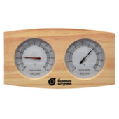 Термометр с гигрометром Банная станция 24,5x13,5x3 см для бани и сауны / 4