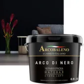 Краска декоративная Arcobaleno Arco di nero черная мат. 0,9 кг