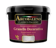 Краска декоративная Arcobaleno Granello Decorativa перламутр 3 кг