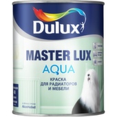 Краска для мебели и радиаторов Master Lux Aqua 40 BW (белый), Dulux 1л