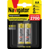 Батарейка Navigator аккумулятор тип АА, 1,2В, 2шт
