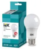 Лампа светодиодная E27-A60-4000K-20-230, IEK