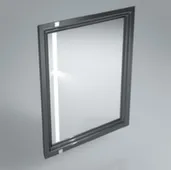 Зеркало POMPEI черный 80 см, Kerama Marazzi