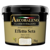 Краска декоративная Arcobaleno Effetto Seta золото 3,0 кг